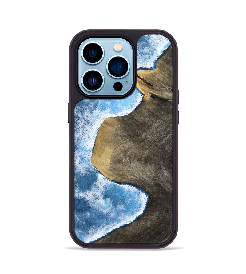 iPhone 14 Pro Wood Phone Case - Elinor (Coastal, 805508)