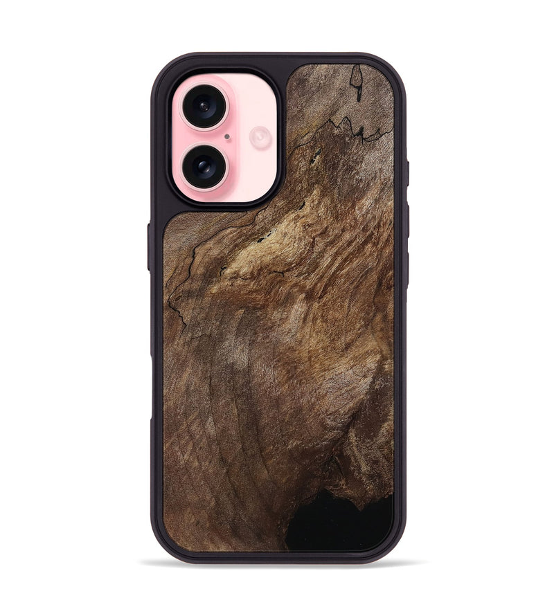 iPhone 16 Wood Phone Case - Tate (Wood Burl, 805512)