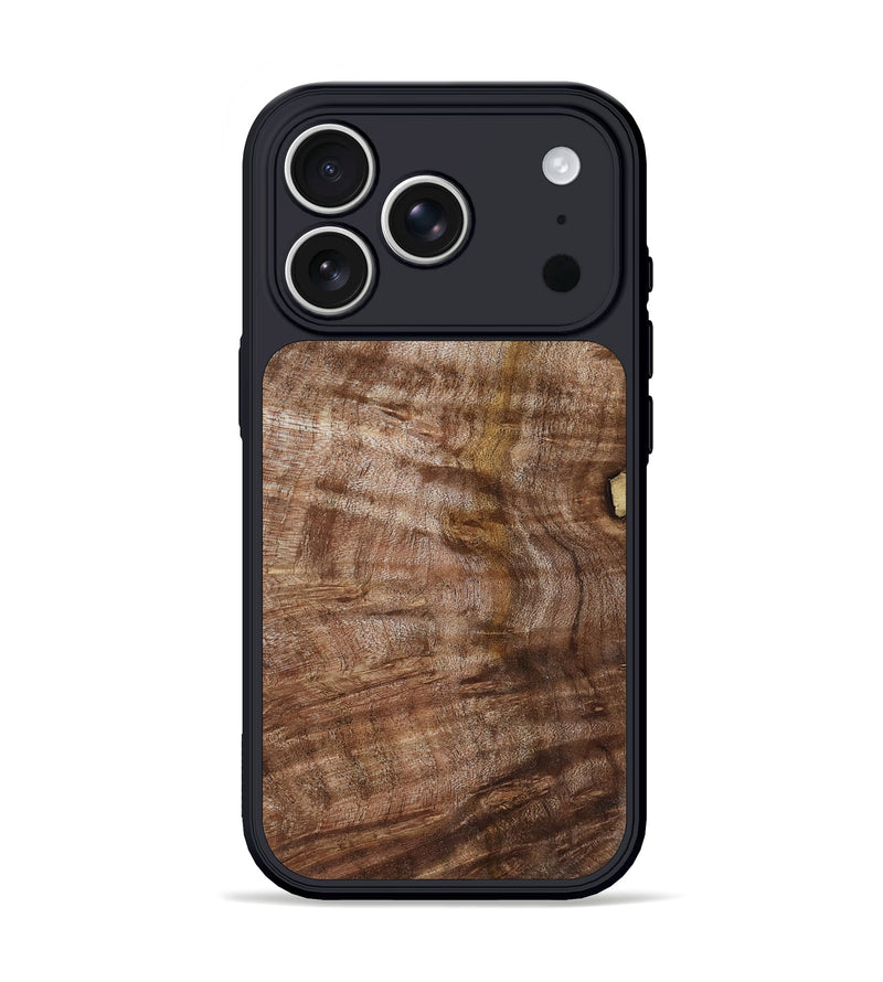 iPhone 17 Pro Wood Phone Case - Elenora (Wood Burl, 805513)