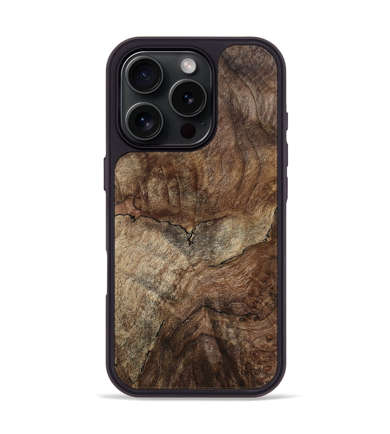iPhone 16 Pro Wood Phone Case - Lindsay (Wood Burl, 805514)