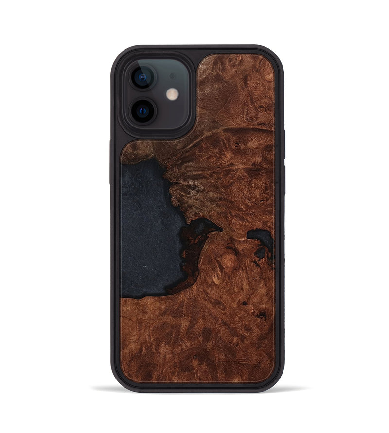 iPhone 12 Wood Phone Case - Lilyana (Wood Burl, 805516)
