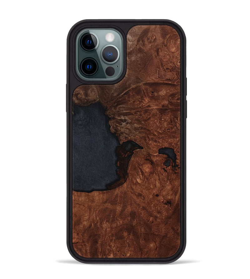 iPhone 12 Pro Max Wood Phone Case - Lilyana (Wood Burl, 805516)
