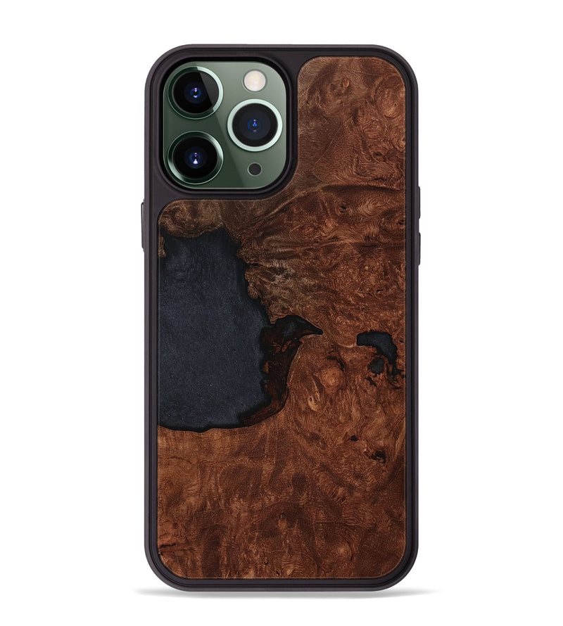 iPhone 13 Pro Max Wood Phone Case - Lilyana (Wood Burl, 805516)