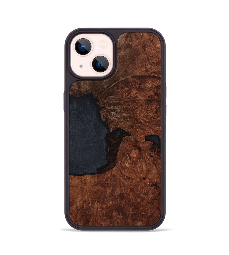 iPhone 14 Wood Phone Case - Lilyana (Wood Burl, 805516)
