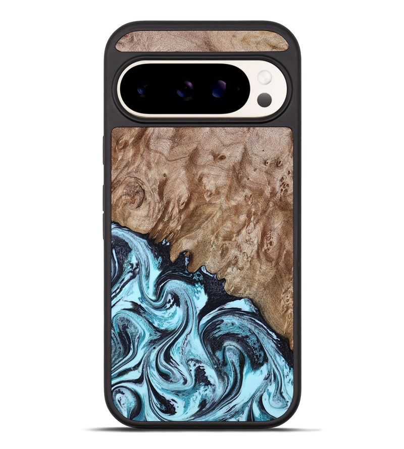 Pixel 10 Pro XL Wood Phone Case - Cullen (Blue, 805517)