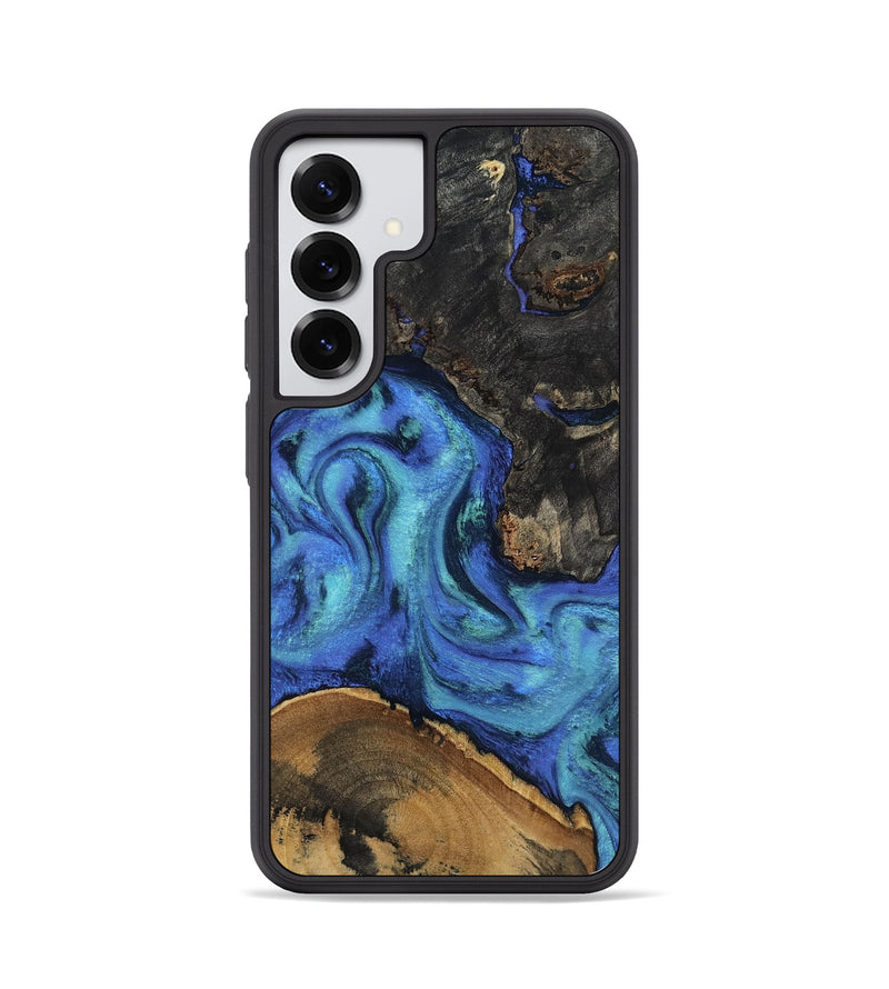 Galaxy S25 Wood Phone Case - Jed (Blue, 805518)