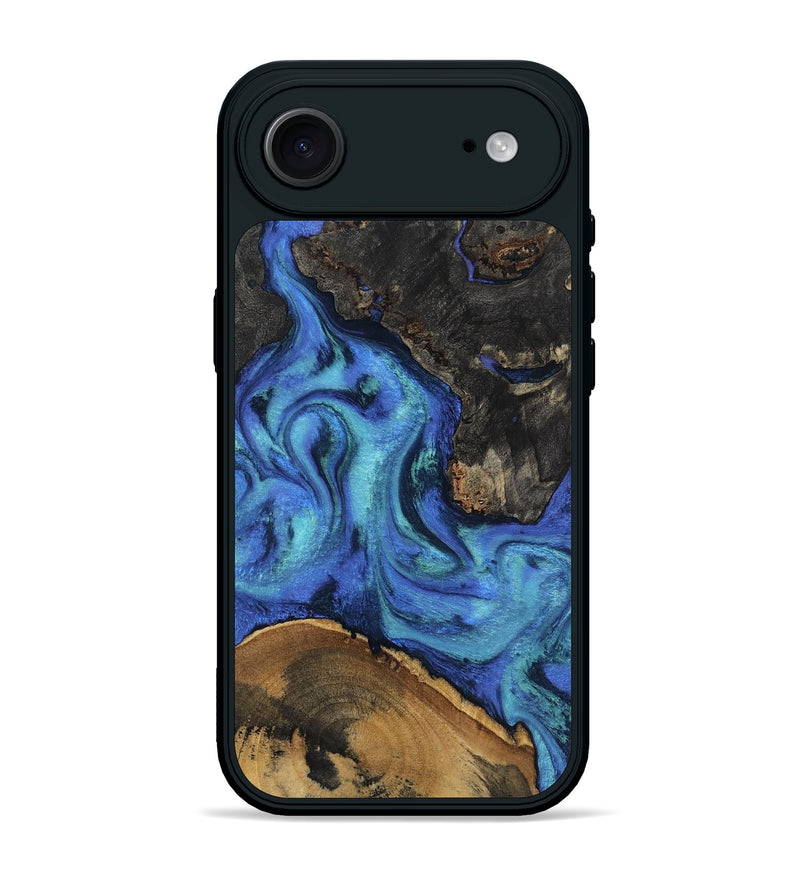 iPhone 17 Air Wood Phone Case - Jed (Blue, 805518)