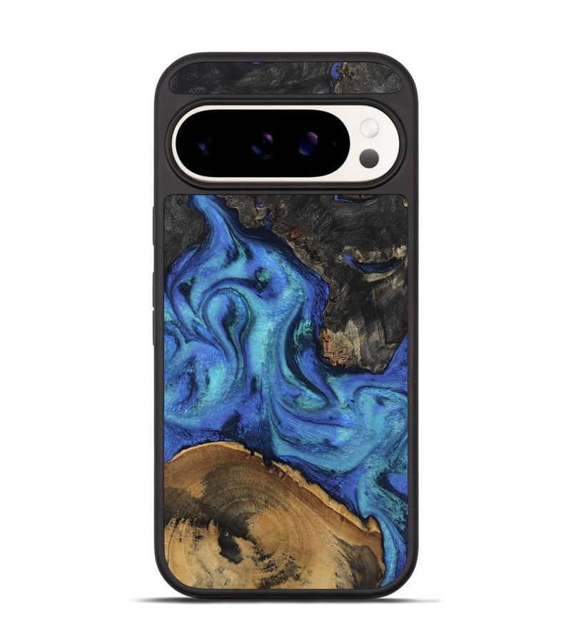 Pixel 9 Pro Wood Phone Case - Jed (Blue, 805518)
