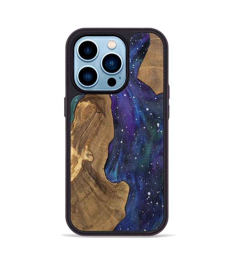 iPhone 14 Pro Wood Phone Case - Emeline (Cosmos, 805523)