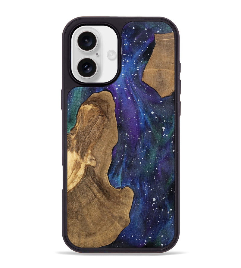 iPhone 16 Plus Wood Phone Case - Emeline (Cosmos, 805523)
