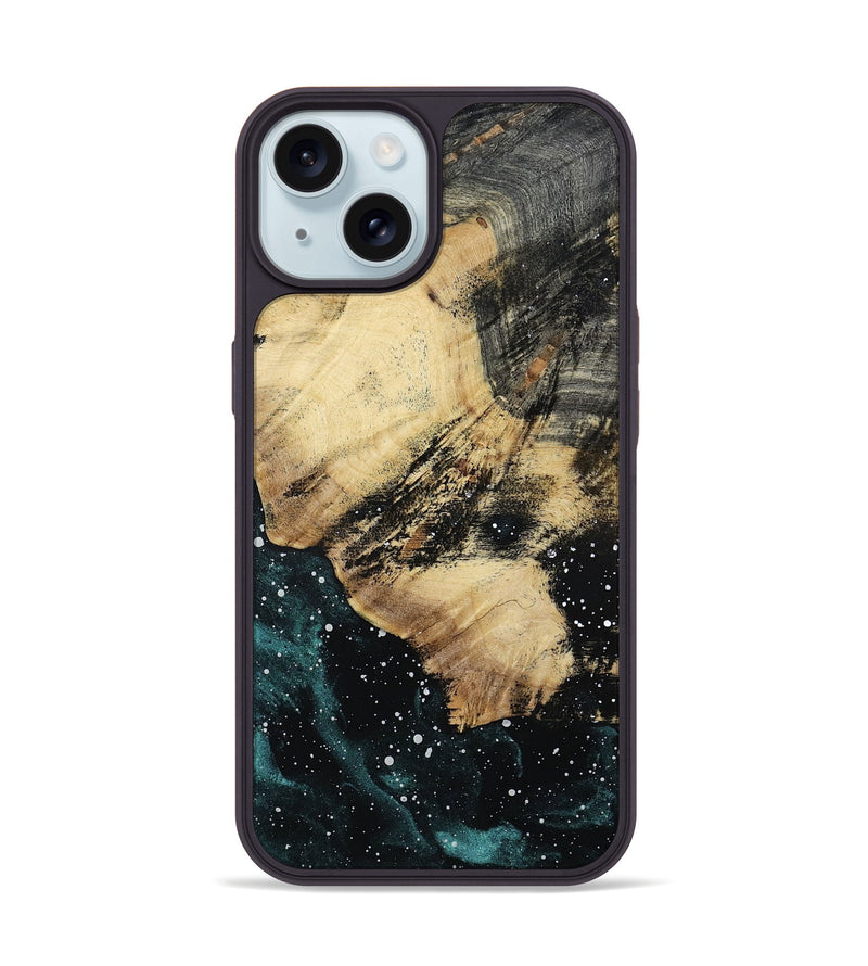 iPhone 15 Wood Phone Case - Maya (Cosmos, 805527)