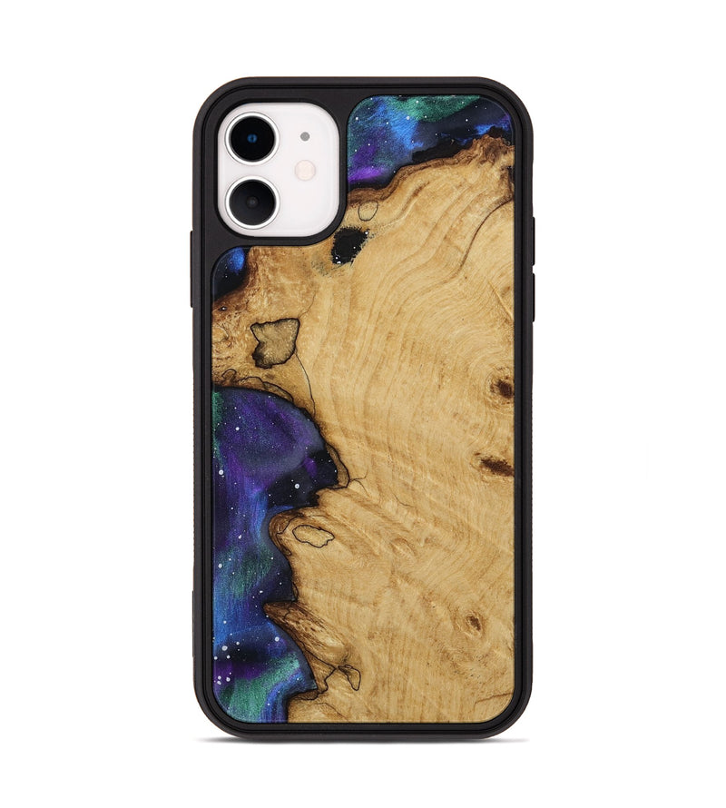 iPhone 11 Wood Phone Case - Iyanna (Ancient Olive, 805528)