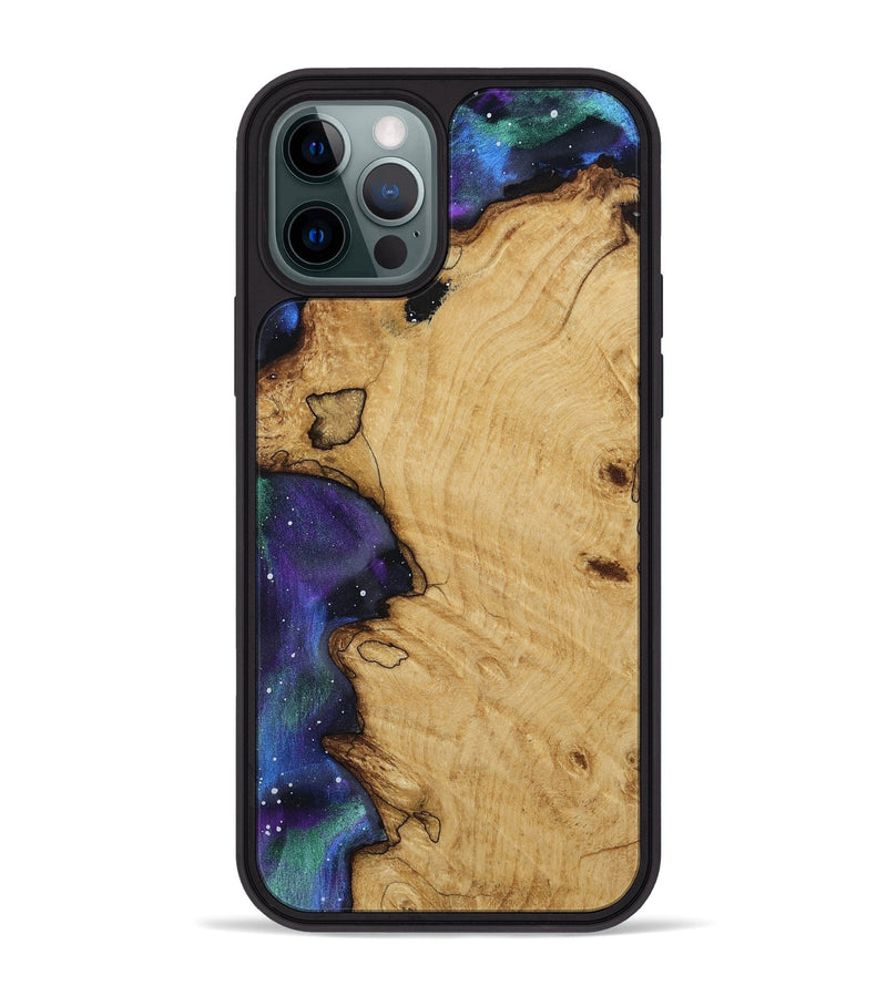 iPhone 12 Pro Max Wood Phone Case - Iyanna (Ancient Olive, 805528)