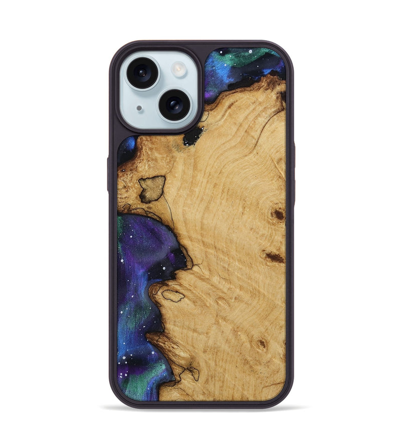 iPhone 15 Wood Phone Case - Iyanna (Ancient Olive, 805528)