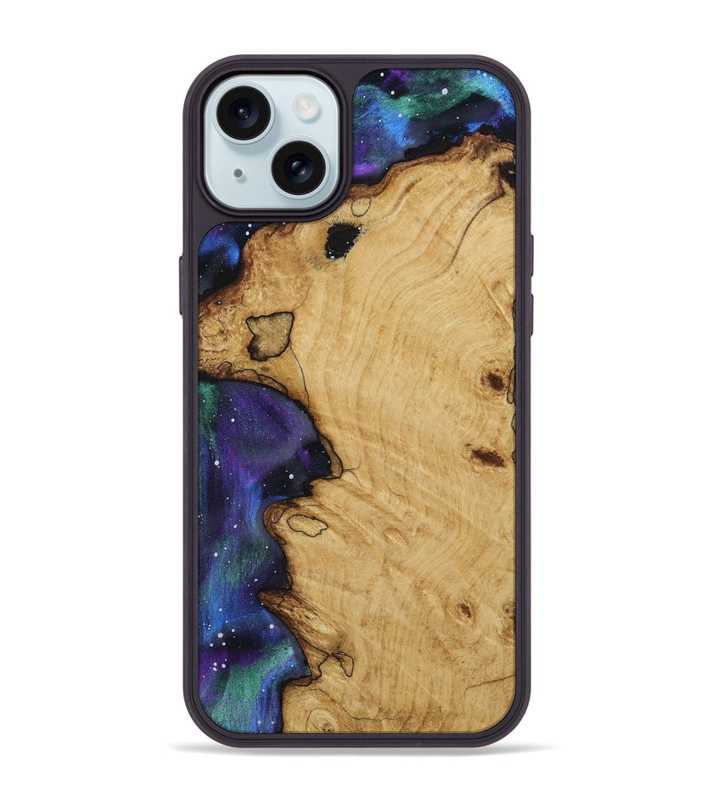 iPhone 15 Plus Wood Phone Case - Iyanna (Ancient Olive, 805528)