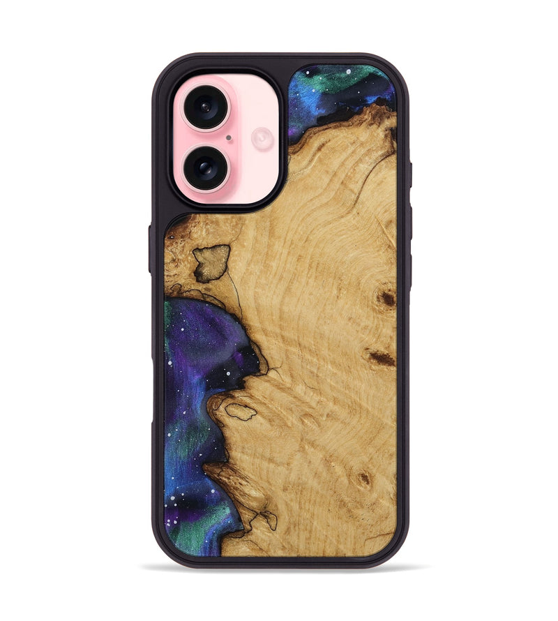 iPhone 16 Wood Phone Case - Iyanna (Ancient Olive, 805528)