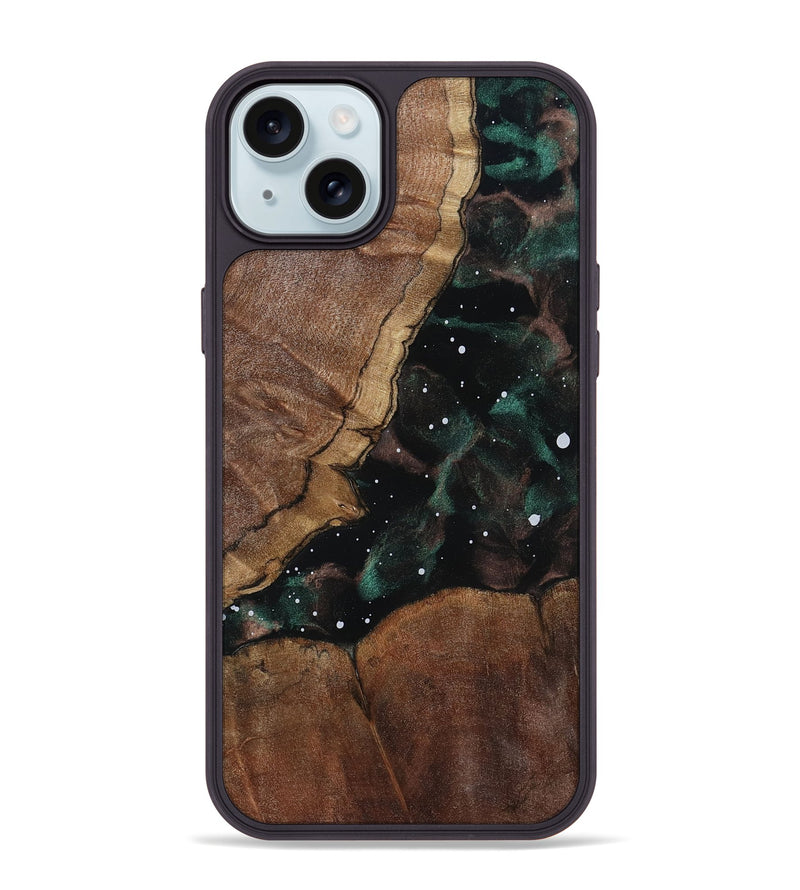 iPhone 15 Plus Wood Phone Case - Cecelia (Cosmos, 805531)