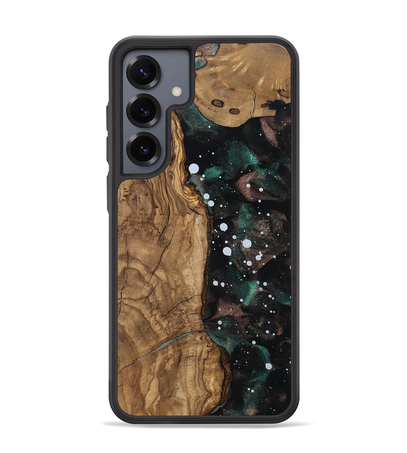 Galaxy S25 Plus Wood Phone Case - Erma (Ancient Olive, 805533)