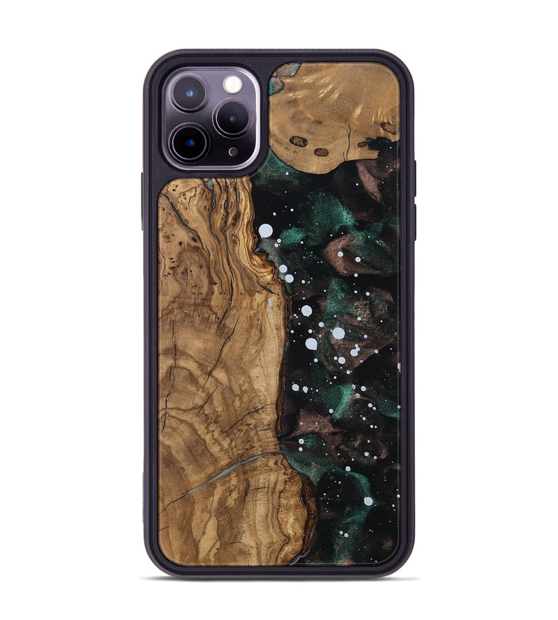 iPhone 11 Pro Max Wood Phone Case - Erma (Ancient Olive, 805533)