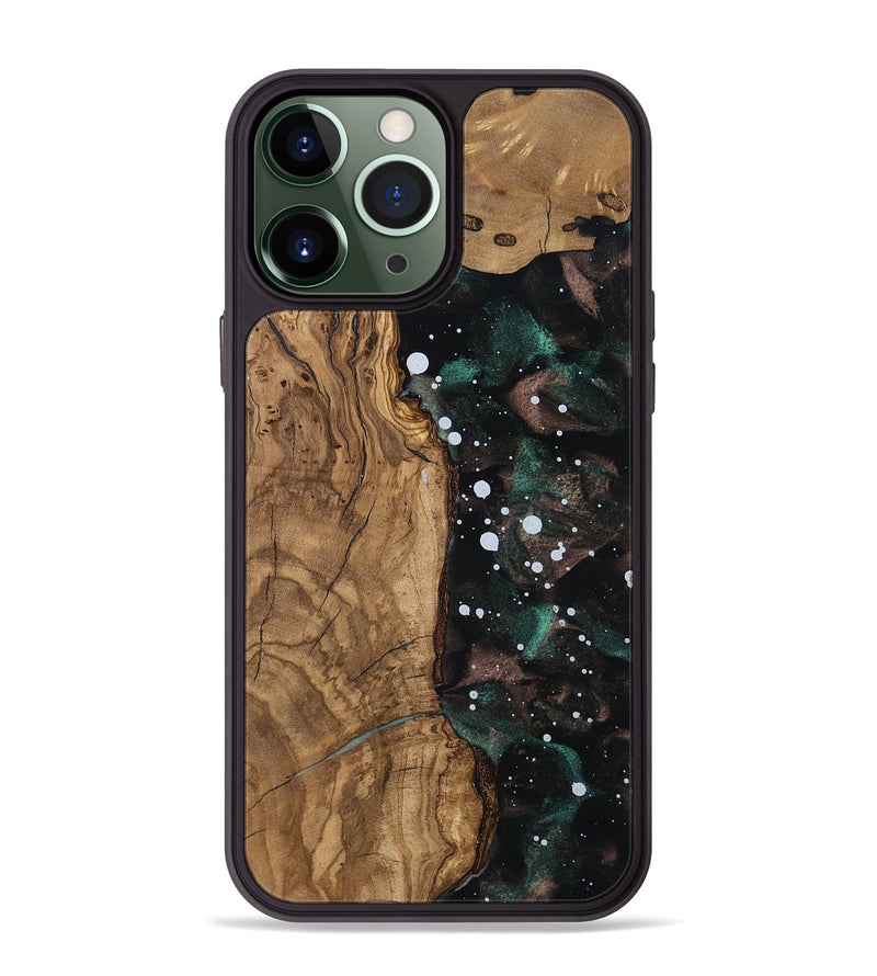 iPhone 13 Pro Max Wood Phone Case - Erma (Ancient Olive, 805533)