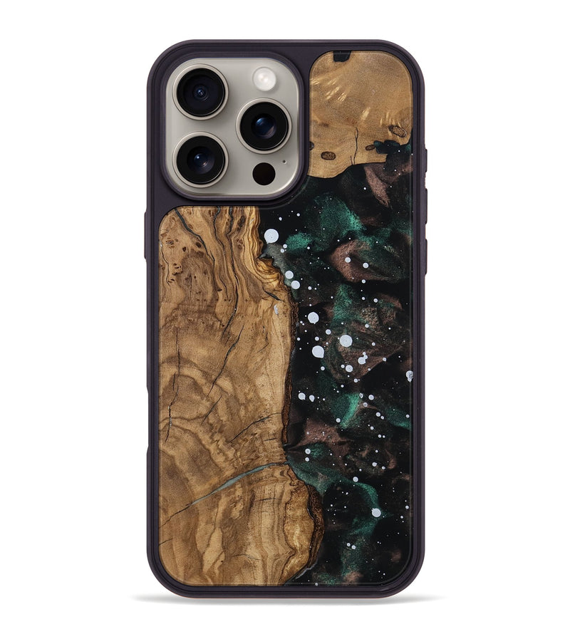 iPhone 16 Pro Max Wood Phone Case - Erma (Ancient Olive, 805533)