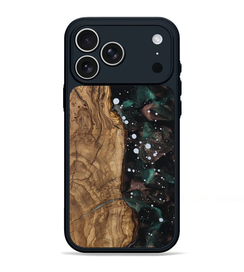 iPhone 17 Pro Max Wood Phone Case - Erma (Ancient Olive, 805533)