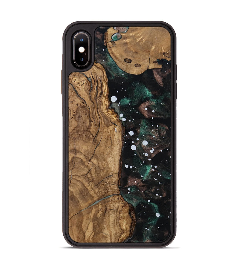 iPhone Xs Max Wood Phone Case - Erma (Ancient Olive, 805533)