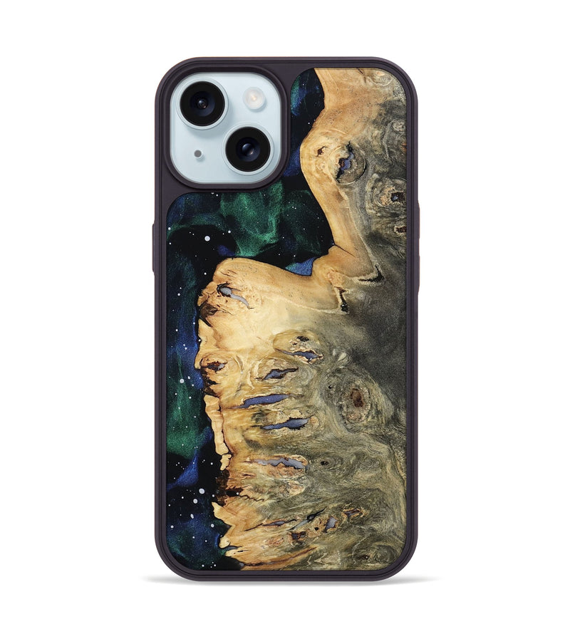 iPhone 15 Wood Phone Case - Cody (Cosmos, 805536)