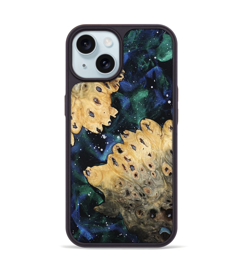 iPhone 15 Wood Phone Case - Azaria (Cosmos, 805539)