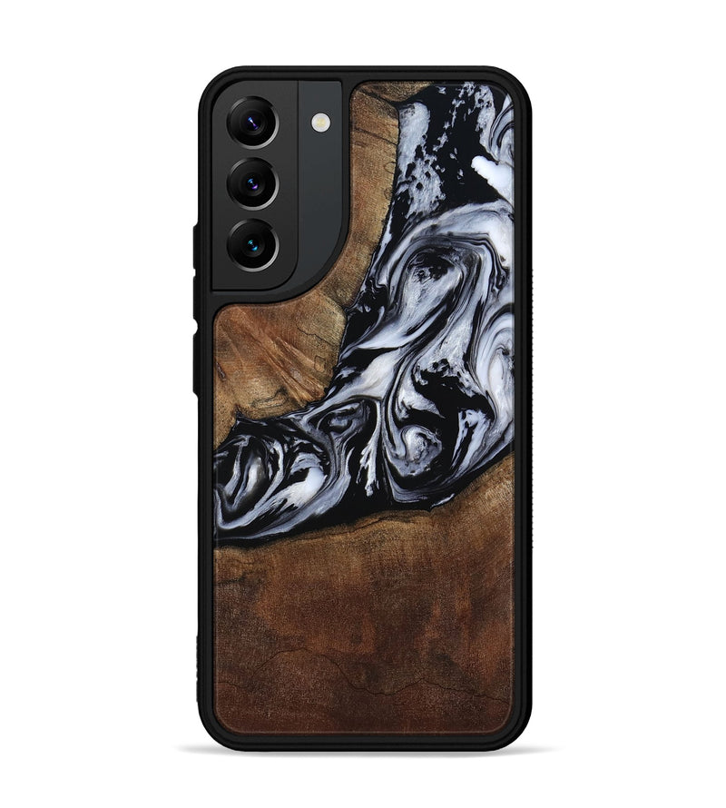 Galaxy S22 Plus Wood Phone Case - Jream (Black & White, 805558)