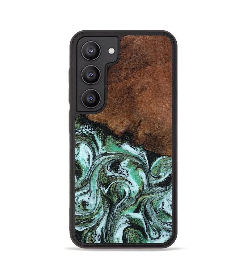 Galaxy S23 Wood Phone Case - Rhodes (Green, 805561)
