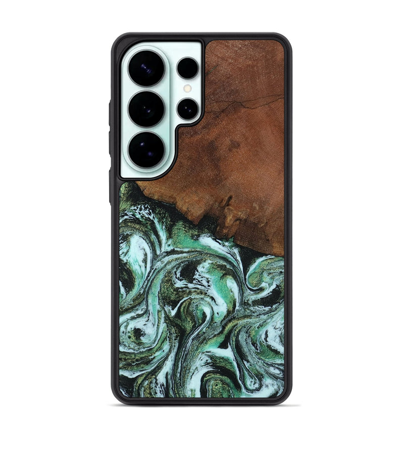 Galaxy S26 Ultra Wood Phone Case - Rhodes (Green, 805561)