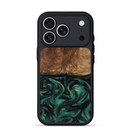 iPhone 17 Pro Wood Phone Case - Jettie (Green, 805564)