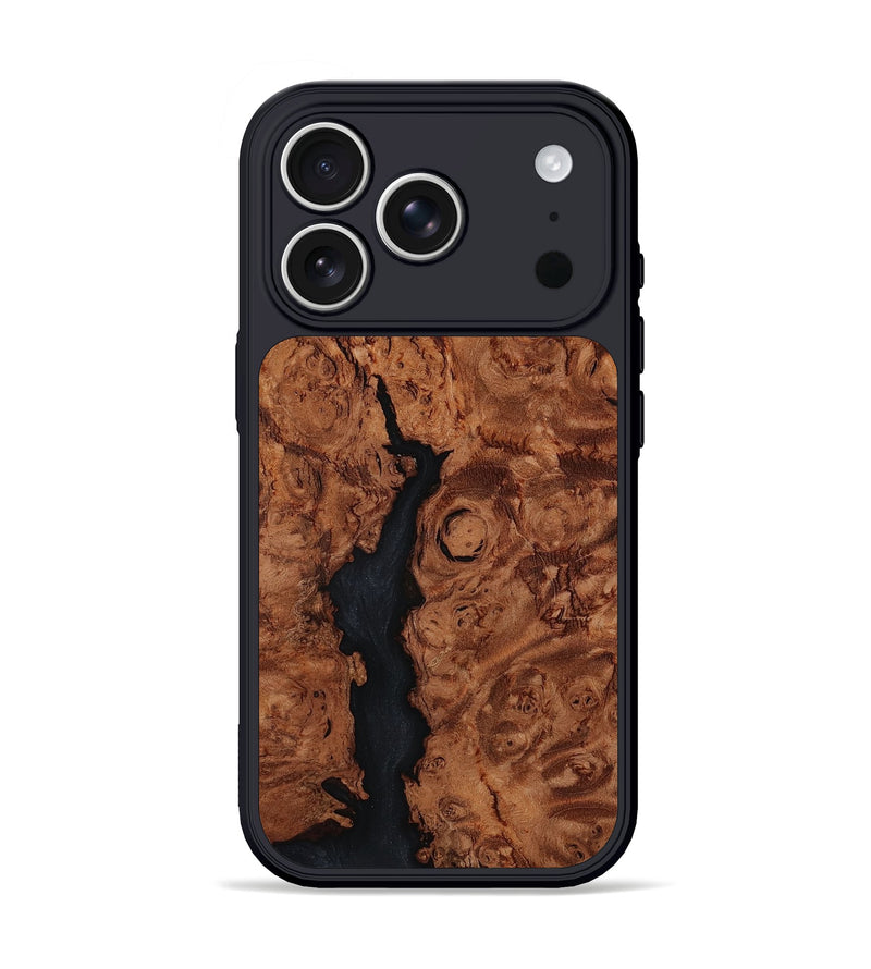 iPhone 17 Pro Wood Phone Case - Olin (Wood Burl, 805592)