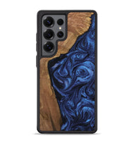 Galaxy S25 Ultra Wood Phone Case - Alene (Blue, 805597)