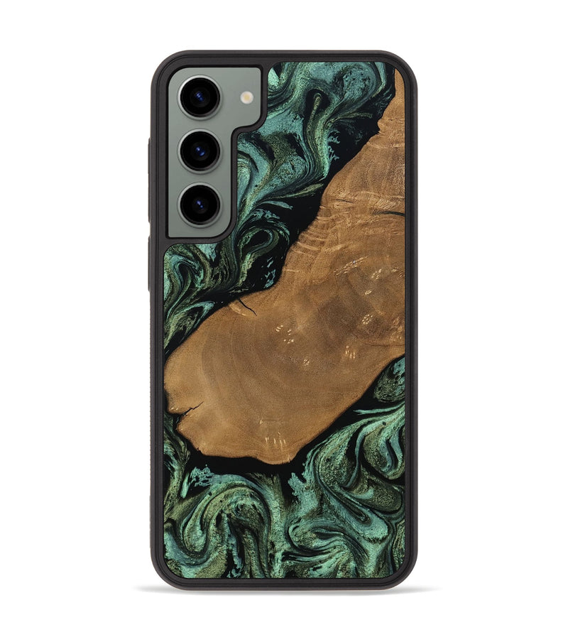 Galaxy S23 Plus Wood Phone Case - Ophelia (Green, 805599)