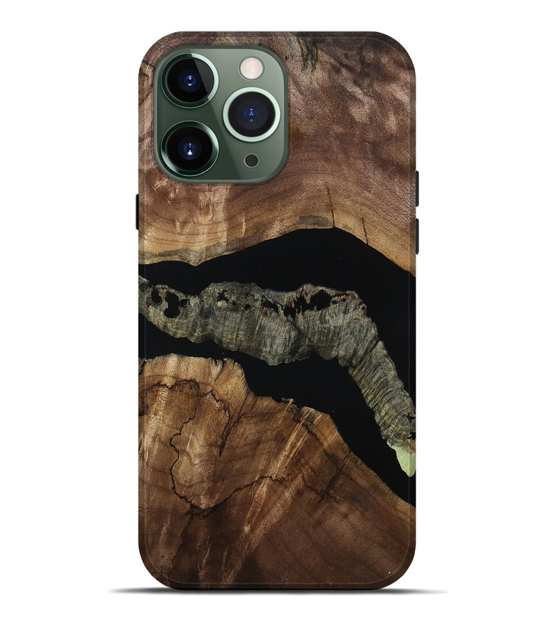 iPhone 13 Pro Max Wood Live Edge Phone Case - Shanae (Wood Burl, 805642)
