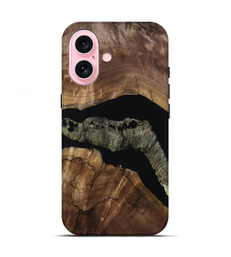 iPhone 17 Wood Live Edge Phone Case - Shanae (Wood Burl, 805642)