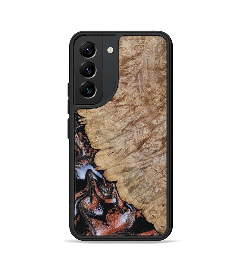 Galaxy S22 Wood Phone Case - Kenyon (Black & White, 805775)