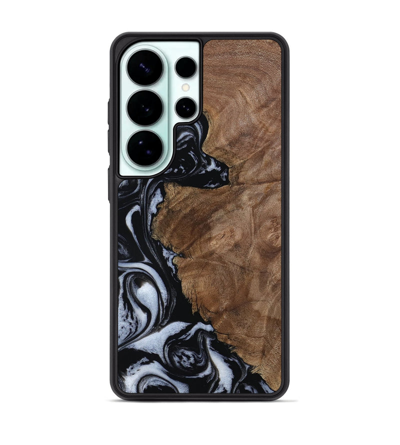 Galaxy S26 Ultra Wood Phone Case - Olivia (Black & White, 805777)