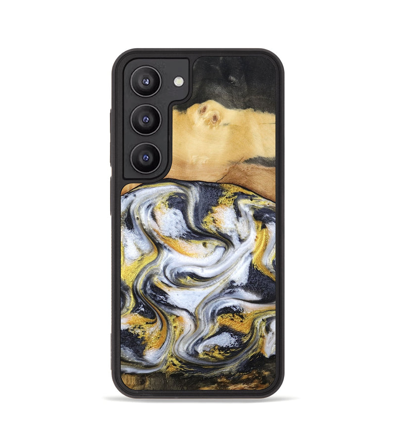 Galaxy S23 Wood Phone Case - Cullen (Black & White, 805778)