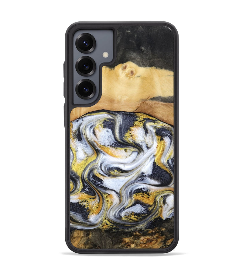 Galaxy S25 Plus Wood Phone Case - Cullen (Black & White, 805778)