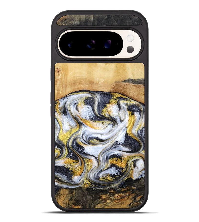 Pixel 10 Pro XL Wood Phone Case - Cullen (Black & White, 805778)
