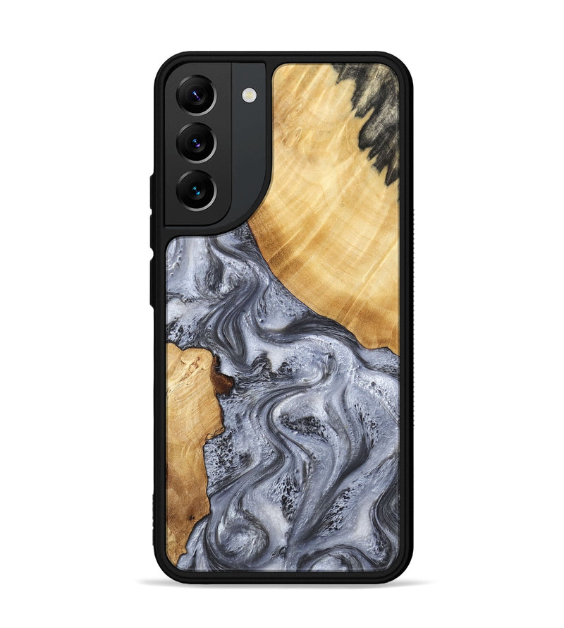 Galaxy S22 Plus Wood Phone Case - Tarsha (Black & White, 805781)