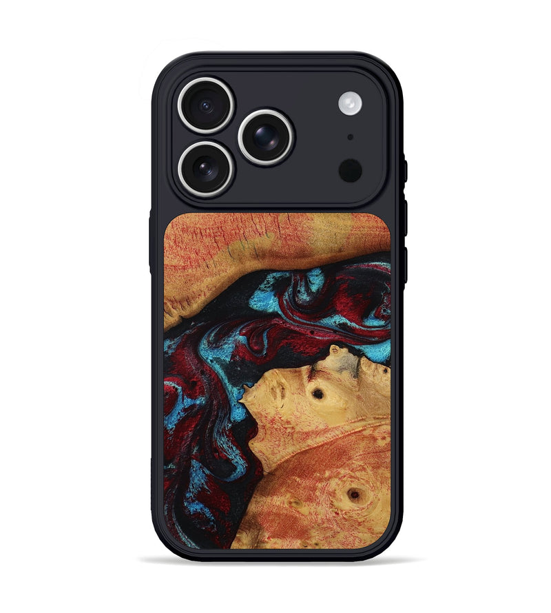 iPhone 17 Pro Wood Phone Case - Monique (Red, 805798)