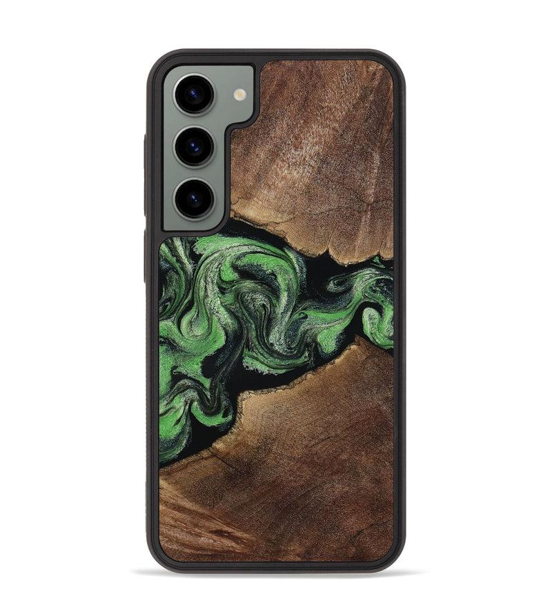 Galaxy S23 Plus Wood Phone Case - Eldred (Green, 805845)