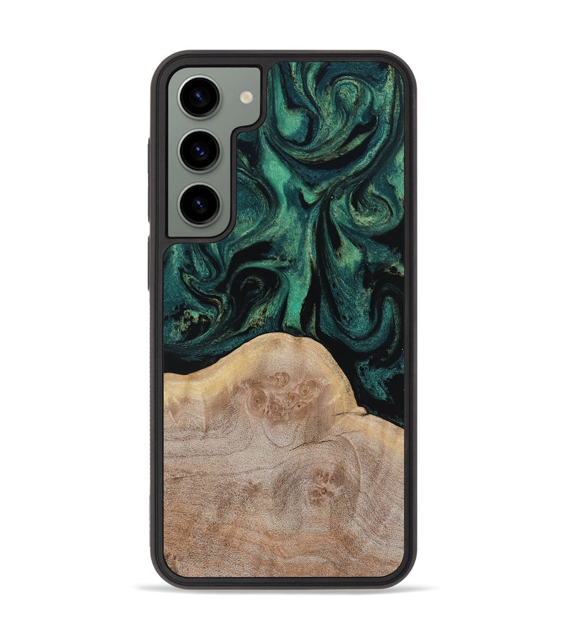 Galaxy S23 Plus Wood Phone Case - Lorine (Green, 805849)
