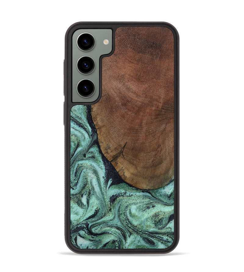 Galaxy S23 Plus Wood Phone Case - Vonda (Green, 805850)