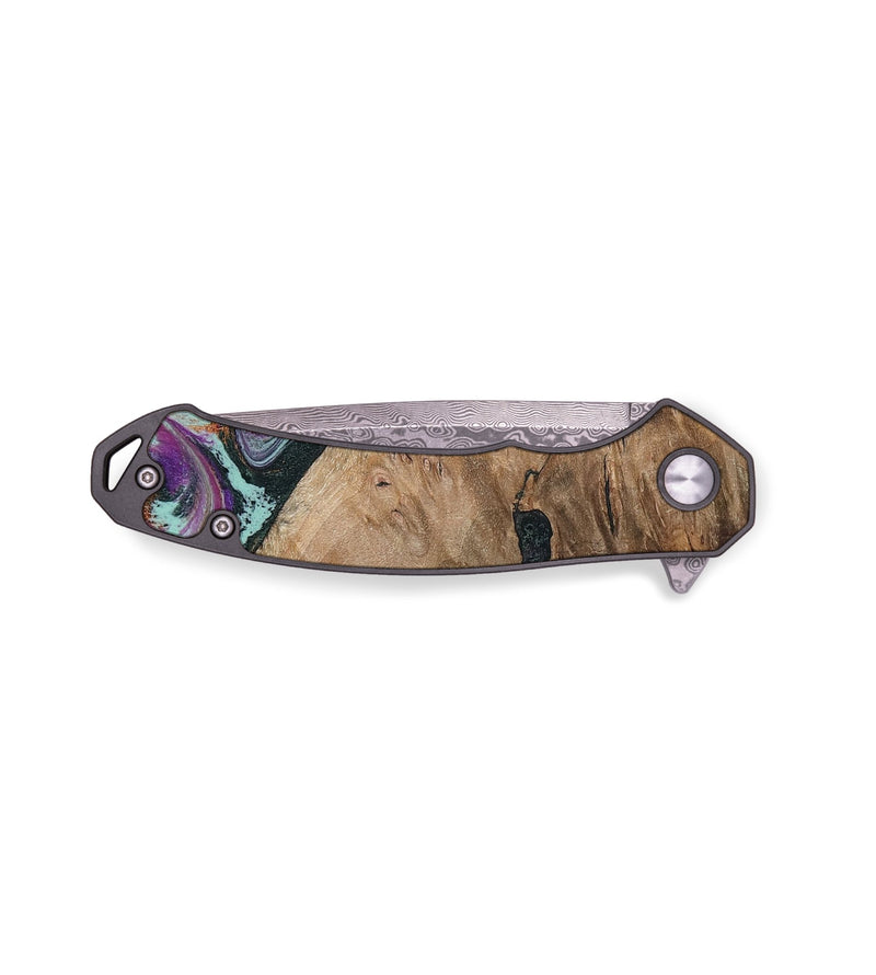 EDC Wood Pocket Knife - Willie (Green, 805864)