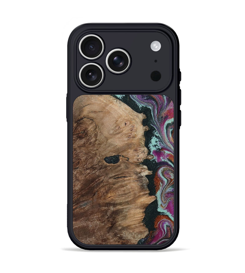 iPhone 17 Pro Wood Phone Case - Willie (Green, 805864)